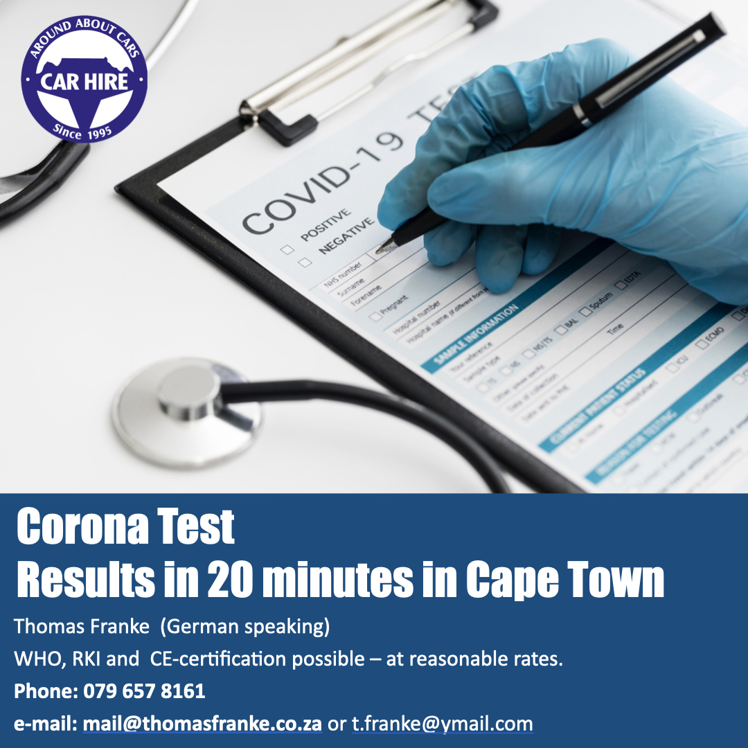 AroundACars's tweet image. Are you planning on visiting Cape Town during 2021? Please note you can now get a Corona Test Results within in 20 minutes. 

Please view our post for more information

#capetowntravel #coronatest #aroundaboutcars