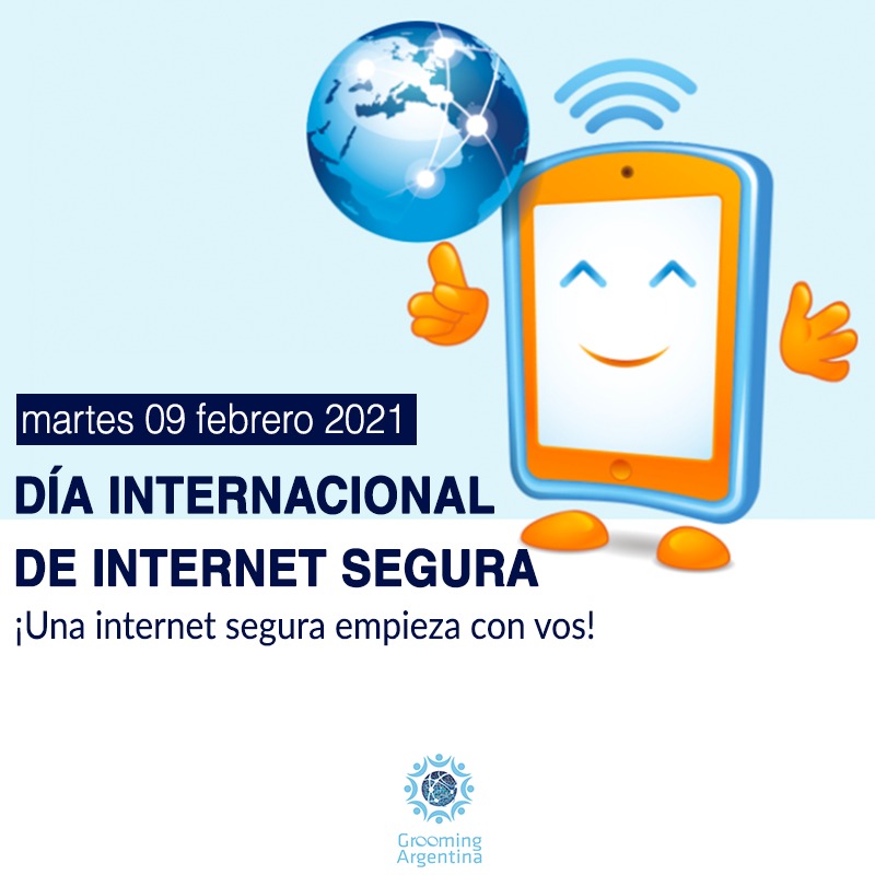 GroomingArg's tweet image. 🙌 Hoy conmemoramos el día Internacional de #InternetSegura 

🌐 Sigamos construyendo a diario una internet segura para niños, niñas y adolescentes. Es importante que como sociedad tomemos real consciencia sobre el uso responsable, respetuoso, crítico y creativo de la tecnología.