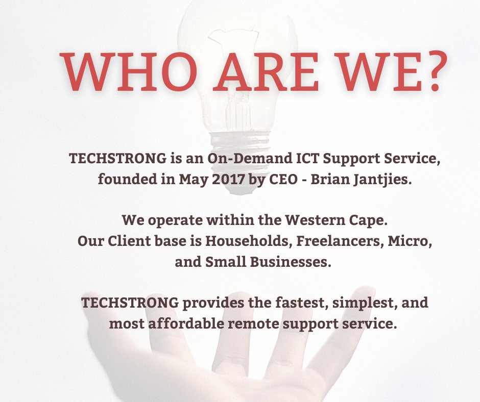 TechstrongL's tweet image. #Techstrong #SupportSmallBusinesses #SupportServices 
#remoteworking