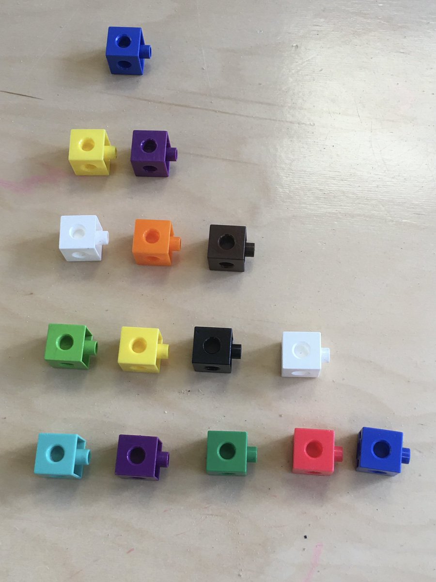 NChrysostoms's tweet photo. I have been busy counting and brushing up on my numeracy skills. Can you count how many blocks are in each row and write the number? Let’s see what you can do. 👍😊 Mrs Saied https://t.co/nAfIGAEfyH