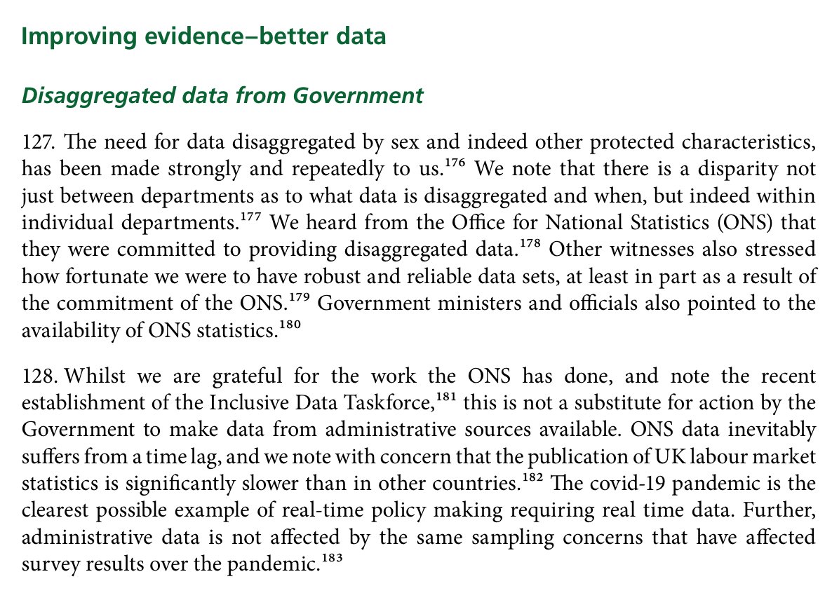 A certain irony to see that  @ONS claim they are "committed to providing disaggregated data" when they have abandoned the principle of gathering robust, high quality data on sex for the 2021 census in England and Wales.