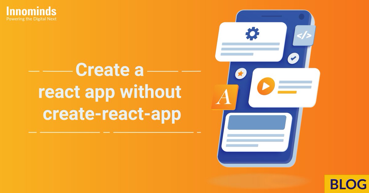 Innominds's tweet image. A step-by-step guide to configure a React app without using Create-React-App. bit.ly/3cSUTig
#reactapp #createreactapp #react