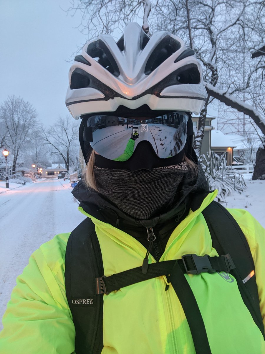 randimixdorf's tweet photo. Coworkers: I can't believe you bike to work in this weather!
Me: I can't believe you drive 45 minutes one way.
We all have our priorities. #womenbikekc #bikewalkkc #whatevertheweather https://t.co/86J0QwwUYM