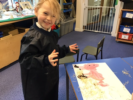 RydeSchool's tweet photo. More images of joy! Nursery are having fun indoors and out. Role play, painting, baking and water play. #Fivewaysjoy #Fivewaysfun #Fivewayslearning #RydeJuniorSchool https://t.co/GkijFxAQ7q