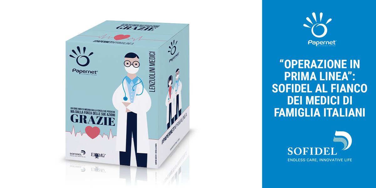 Sofidelsharing's tweet photo. Grazie a una collaborazione con @FimmgNazionale (Federazione Italiana Medici di Medicina Generale) Sofidel, attraverso il proprio marchio Away From Home #Papernet, offre una fornitura gratuita di lenzuolini medici a circa 27mila medici di famiglia italiani https://t.co/Q2AmZEE7L2 https://t.co/GTIlNBqTeN