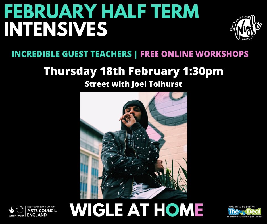 WigLeDance's tweet photo. Exciting line up for February Half Term intensives! All FREE of charge but only 20 places per class. Suitable for dancers aged 10+ @WiganCouncil @FireWithinWigan @WLcep Please share 💃💃💃 #getawigleon #dancingathome https://t.co/mWfrFCfZ0e
