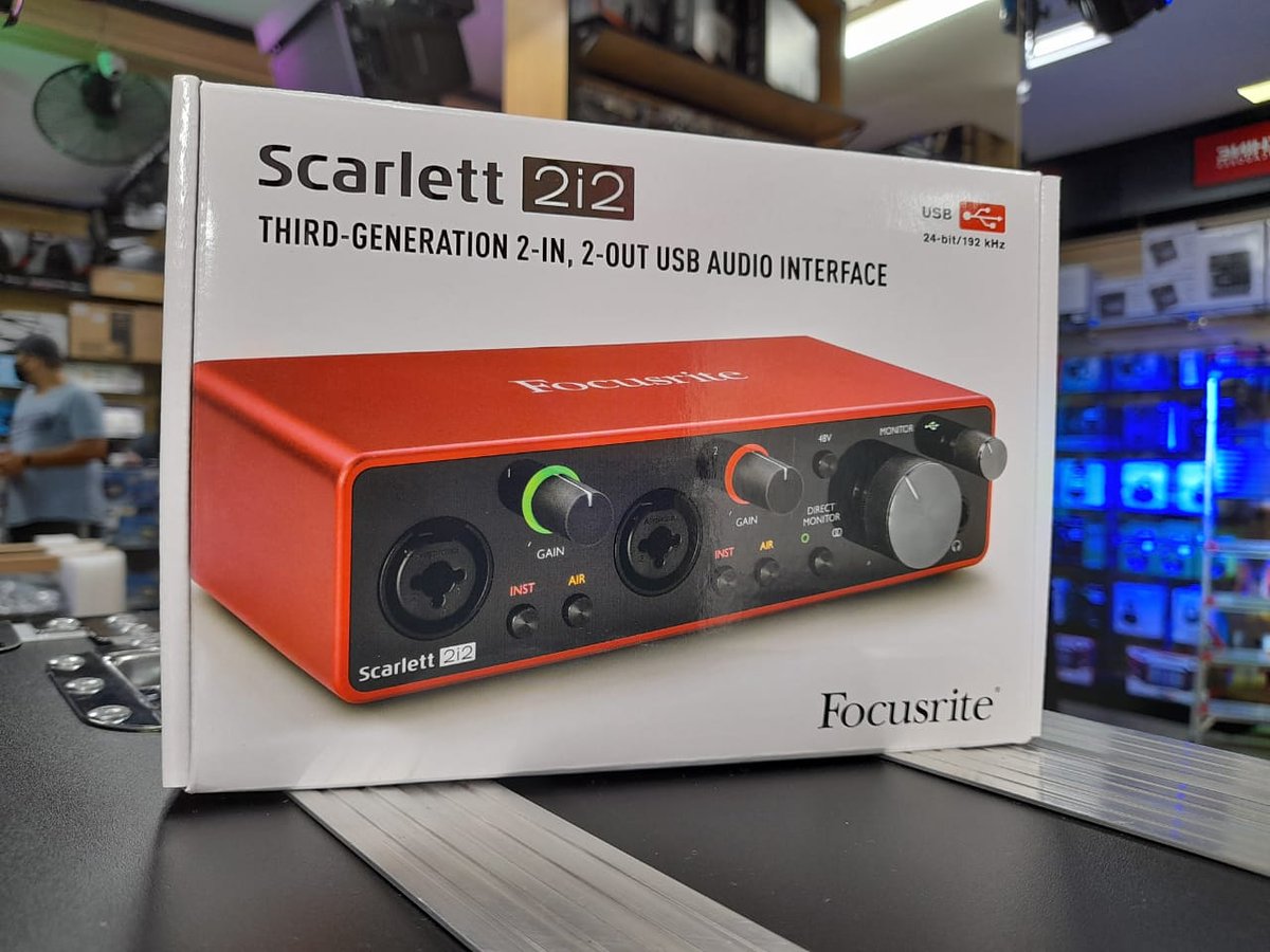 contatopro's tweet photo. Inicie suas produções onde quiser  nessa incrível interface de áudio Scarlett 2i2 
#contato #brasilia #brasil #tecnologia #producao #audiovisual #scarlett #audiophile https://t.co/tRQ4yw9EcO