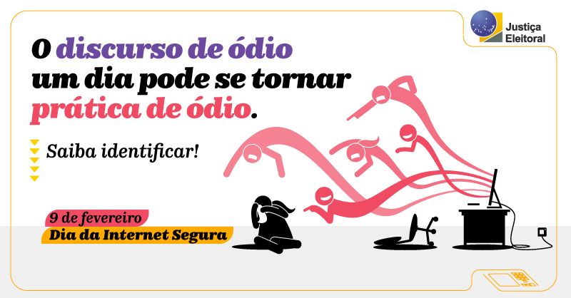 Preconceito e intolerância existem no mundo off-line, mas é na Internet que eles ganham força e se espalham. Já pensou no que VOCÊ pode fazer pra melhorar o ambiente digital? Na thread:  conheça os tipos de discurso de ódio e  aprenda a denunciar!  #SaferInternetDay    #SID2021  