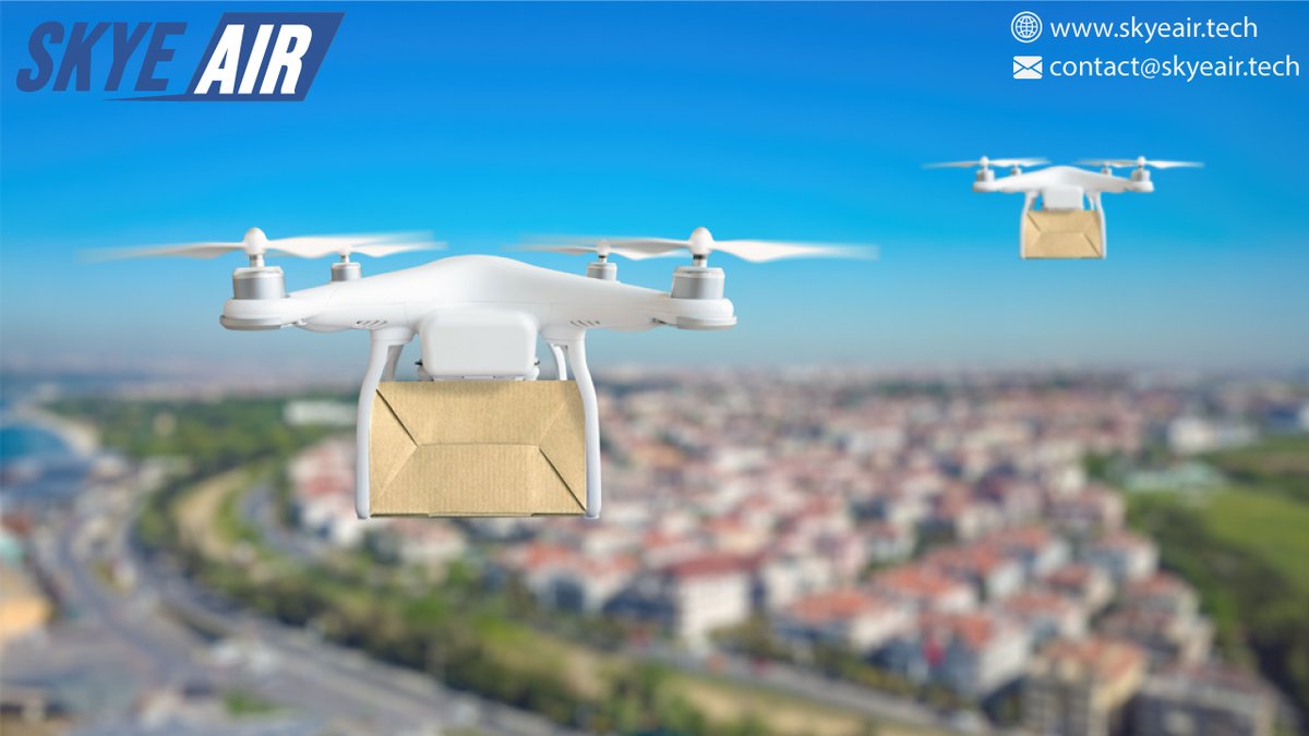 skyeairmobility's tweet photo. SkyeAir providing Food Logistics
Food pickup and drop-off by drones will be executed within a few minutes which is faster than any alternative. 
#skyeair #Dronedelivery #Fooddelivery #Defencelogistics #UAM #healthcarelogistics #Emergencyservices
#VaccineDelivery https://t.co/QkOoMBehVU