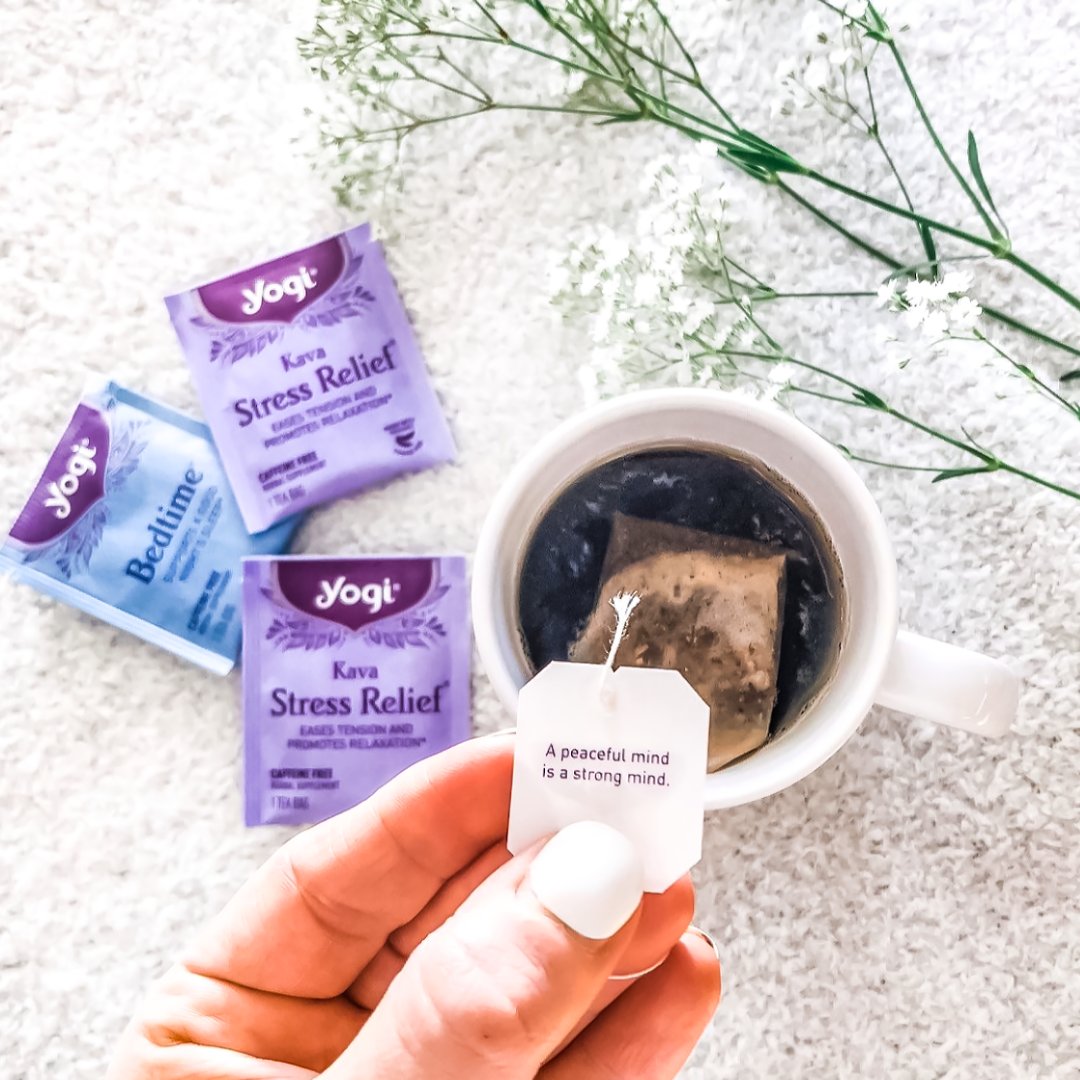 ⁣"A Peaceful Mind is a Strong Mind."⠀
✨ ⠀⠀
Today, we're taking a moment to center our body and mind for the day ahead with a cup of <a href="/YogiProducts/">Yogi Products</a> Kava Stress Relief tea.
⁣How do you find peace of mind during hectic times?⠀⠀
⁣#teatagtuesday⠀⠀
📷: <a href="/jenleehirst/">Jen Hirst</a>⠀⠀
⠀