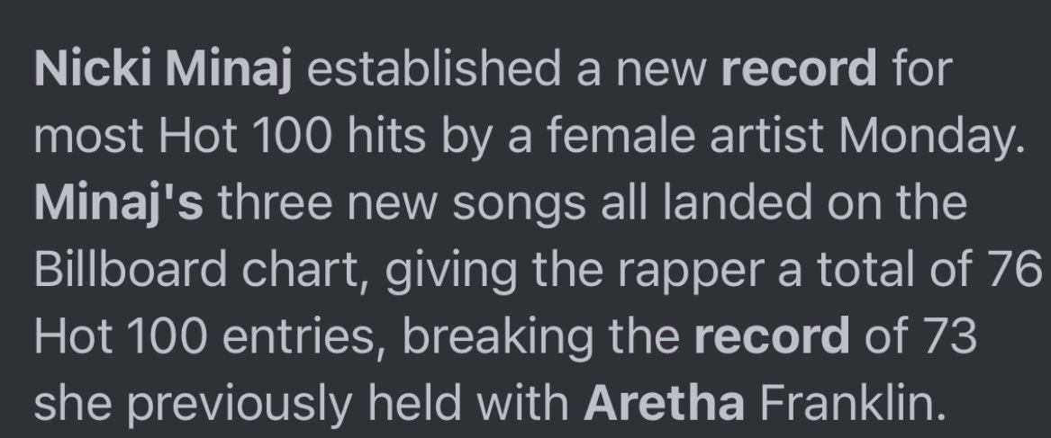 Sir“Miss Aretha, I think I just passed her”