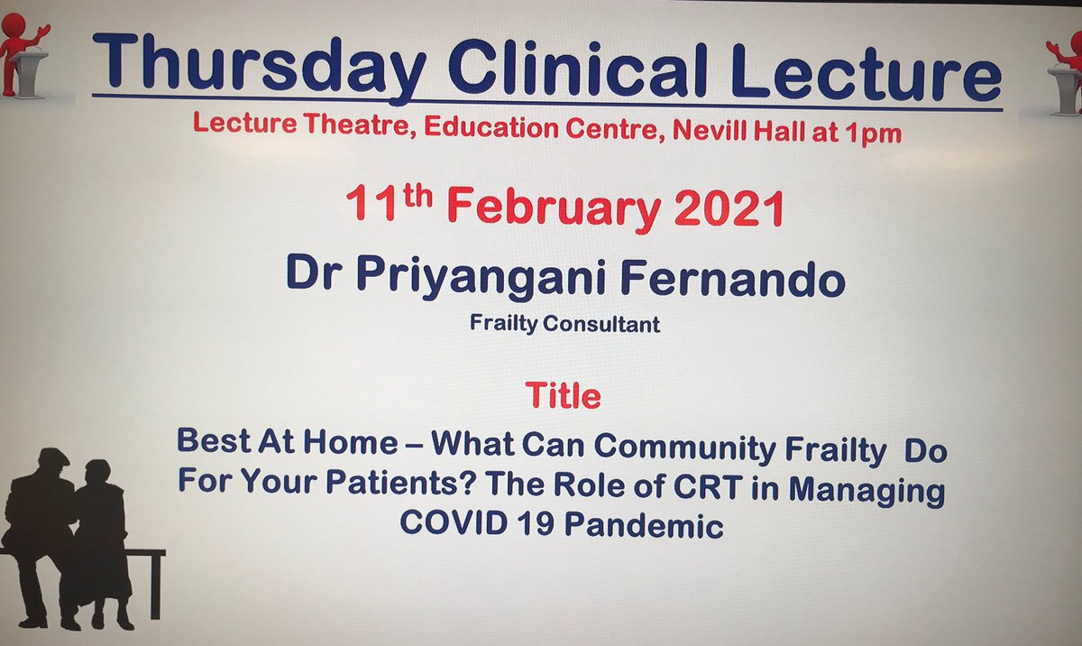 Please join us for this weeks Clinical Lecture at NHH presented by Dr Priya Fernando. Let us know if you’d like to attend in person (limited numbers) or by Teams 😀 @AneurinBevanUHB #medicaleducation