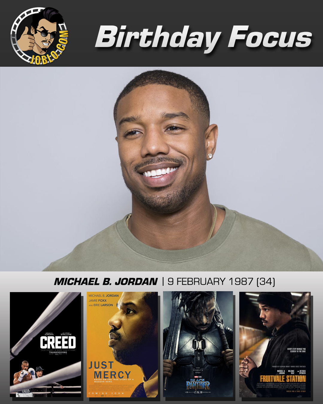 Wishing a very happy 34th birthday to Michael B. Jordan! 
