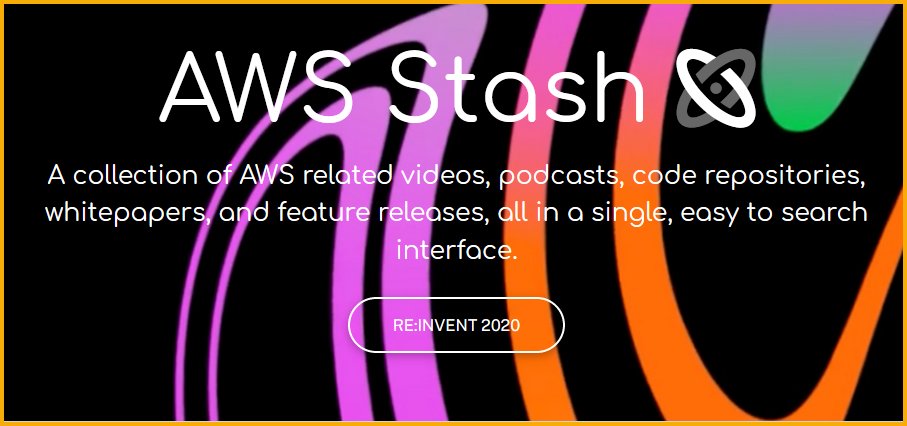 jeffbarr's tweet photo. #AWS Stash - https://t.co/6GWgJHPRcq - "A collection of AWS related videos, podcasts, code repositories, whitepapers, and feature releases, all in a single, easy to search interface." https://t.co/mXobNn02KK