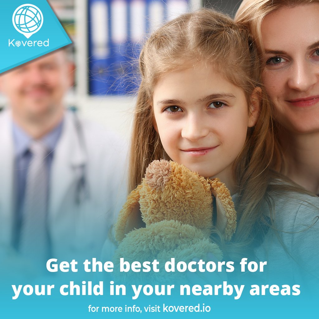 Our children‘s health always comes first. Don‘t waste time finding the best professionals and those closest to you. Use our app and book your appointment! #kovered #medicalcare #health #onlinedoctors #doctors #children #family #wellness #ehealth