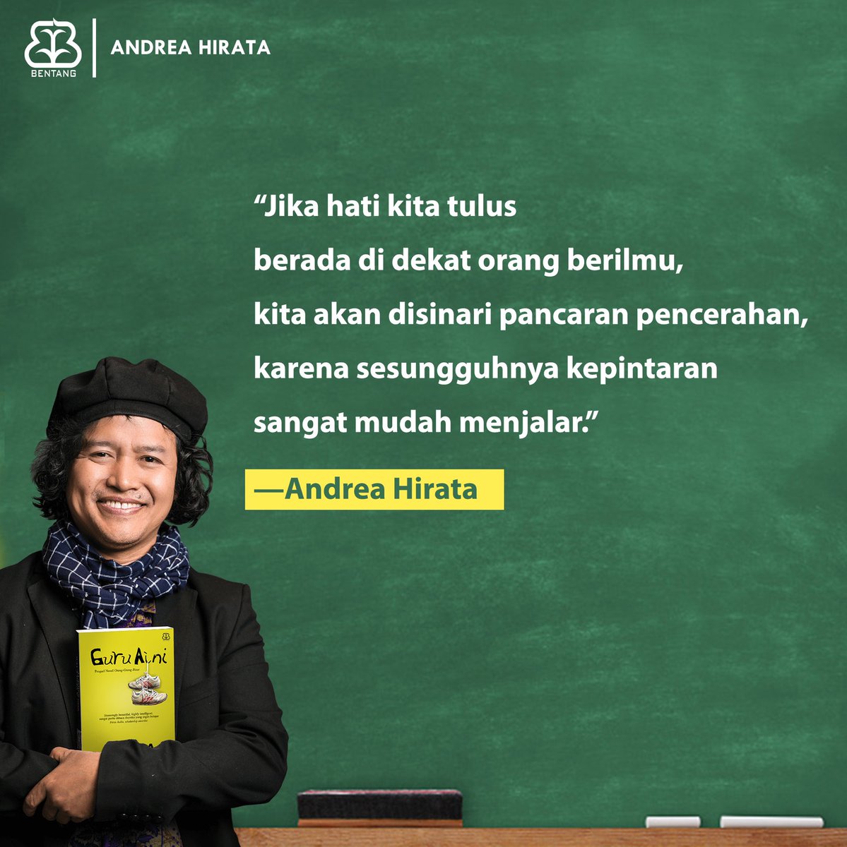 Membaca kembali buku kesukaan kita dan mendapat positive vibes memang selalu menyenangkan.
 
Novel <a href="/Andreahirata/">Andrea Hirata</a> satu ini sangat inspiratif sekali. Di dalam lelahmu, semoga kamu bisa berpulang pada dirimu sendiri dengan buku yang sarat akan motivasi-motivasi yang membangun.