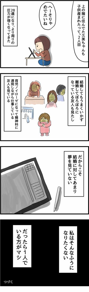 辛い恋愛を通して成長したつぐみちゃんの話1 