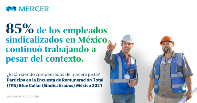 El Estudio de Remuneración Total Blue Collar realiza un análisis detallado de todos los contratos colectivos de las empresas participantes, y muestra las prácticas de pago, prestaciones y beneficios que otorgan las empresas en este segmento de puestos. bit.ly/36Zmxq1