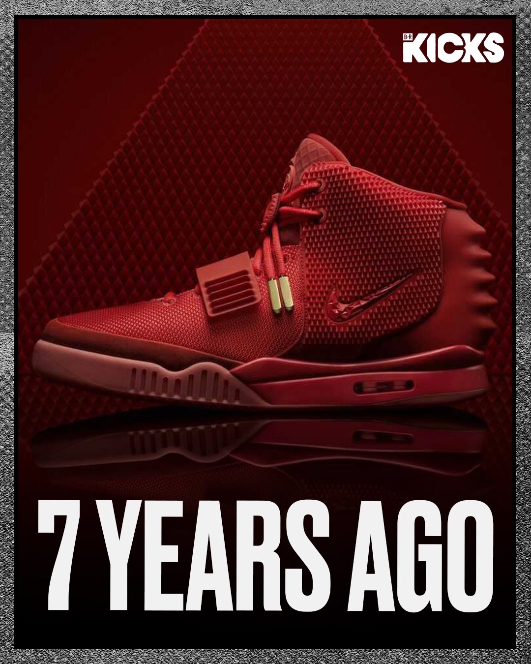 repentino gemelo Patológico B/R Kicks on Twitter: "The Nike Air Yeezy 2 “Red October” released seven  years ago today. Who copped and still has their pair?  https://t.co/qXC3E0j1RN" / Twitter
