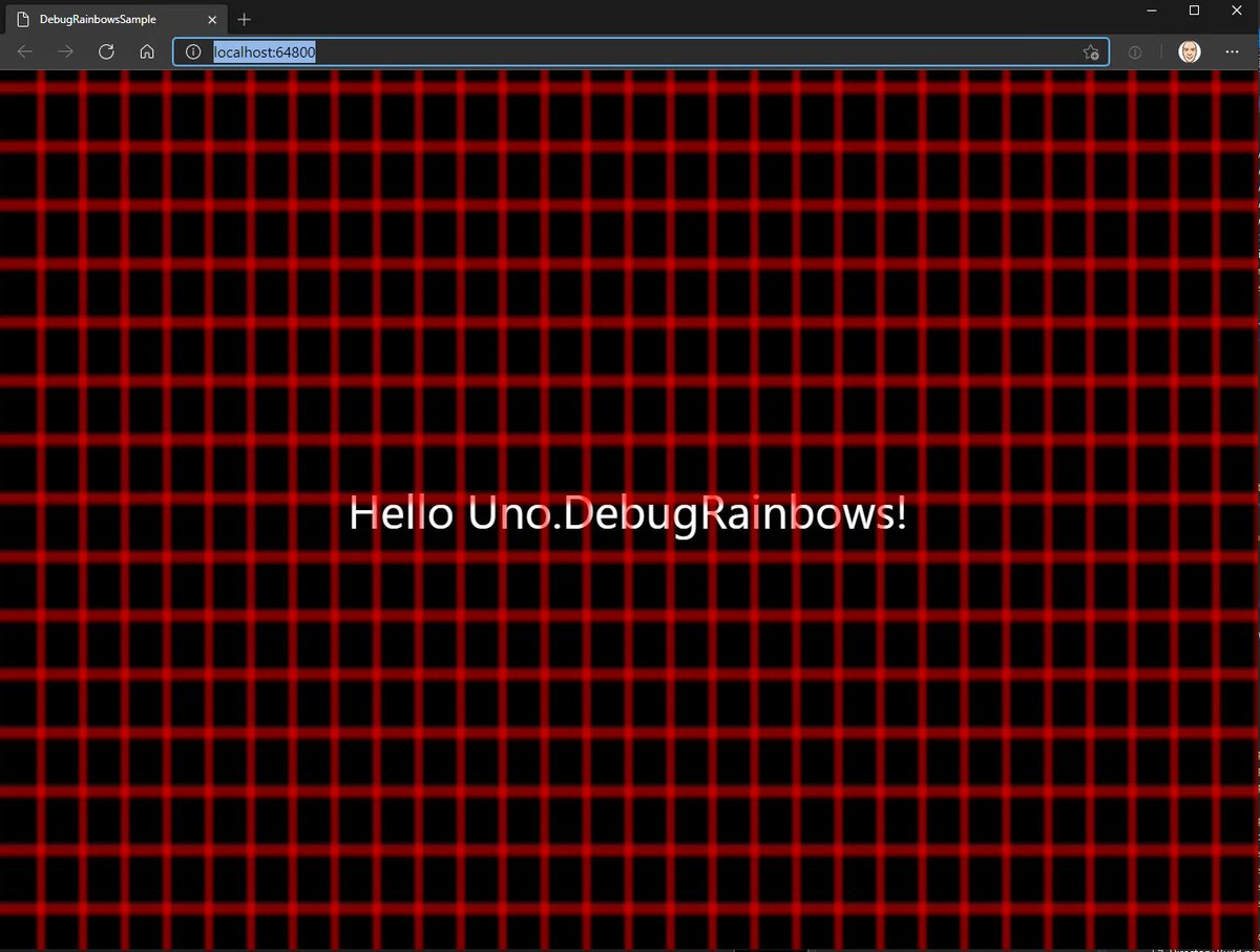 BiloganSteve's tweet photo. A little wonky still but we have the #WebAssembly version of @UnoPlatform #DebugRainbows running! TIL about Uno Cross-Runtime Libraries! https://t.co/6TDBYcI9ej
https://t.co/73KuUMDE2D https://t.co/G732UrKab9