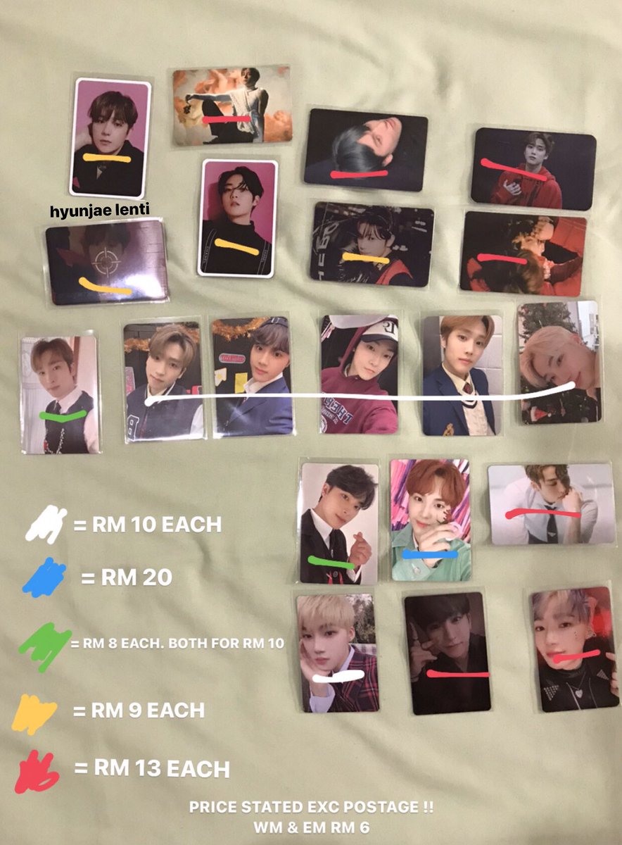 suIIyooner's tweet photo. [WTS/LFB] The Boyz Photocards 

- Price as stated in the picture below
- Does not include postage fee of RM6 
- Any questions, feel free to DM me ^^ 

#PasarTheBoyz #PasarTBZ https://t.co/pigCVrdGvV