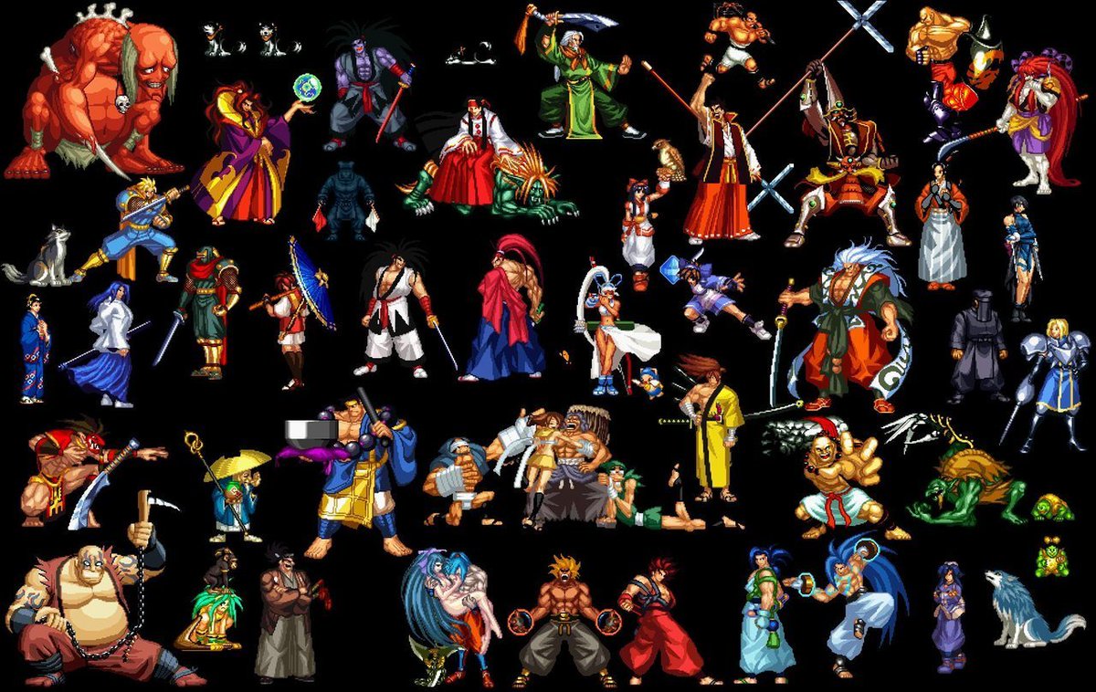 Now compare Silver Samurai to the entire cast of Samurai Shodown, an over-the-top fighting game about Samurai with supernatural powers. Isn't it intersting that in the entire history of the series, out of over 100+ characters, only 2 have ever worn samurai armor?