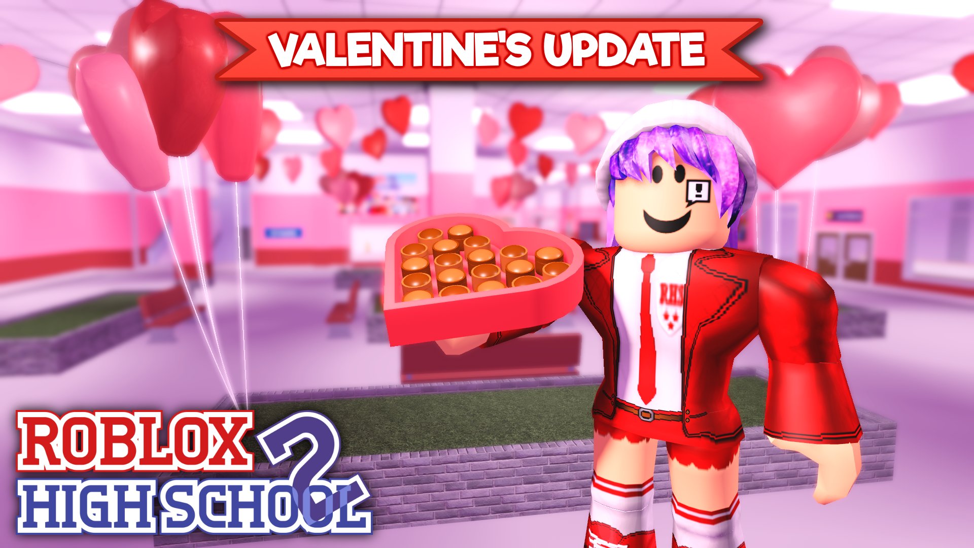 Roblox High School 2 on Twitter: "RHS2's Valentine's Update is now live! 💕 The Valentine's themed map is back, and Valentine's furniture is available in the shop for a time only!