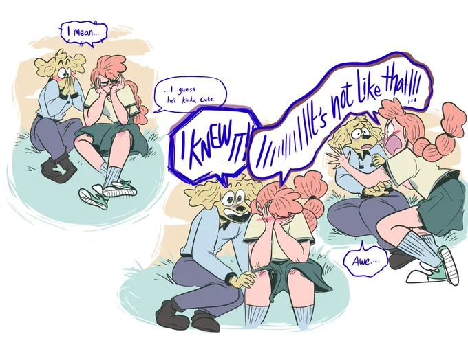 Hey you. Yes you! Do you like meaningless shojo webcomics that are actually about the psychological behaviours of attachment theory? No? Well read it anyway the expressions are funny!https://t.co/5lbZdWg6AM GWAAAAAHN!! 