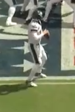 From his second attempt of his season I noticed how much lower he was holding the ball and as a result how elongated his throwing motion is in 2020 compared to 2017. It looks small in stills but the motion is longer as a result.