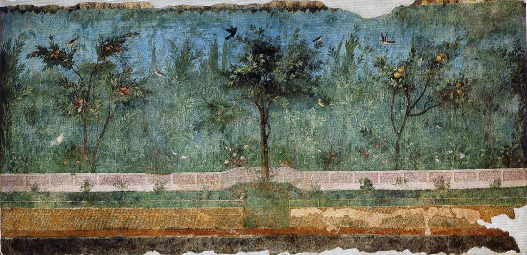 A better green could be made by mixing fancy-ish egyptian blue and yellow ochre.The result could be stunning: pic from a REALLY fancy roman villa, here.(not 100% sure this is an example of that technique, because art historians rarely care about pigments, annoyingly for me)