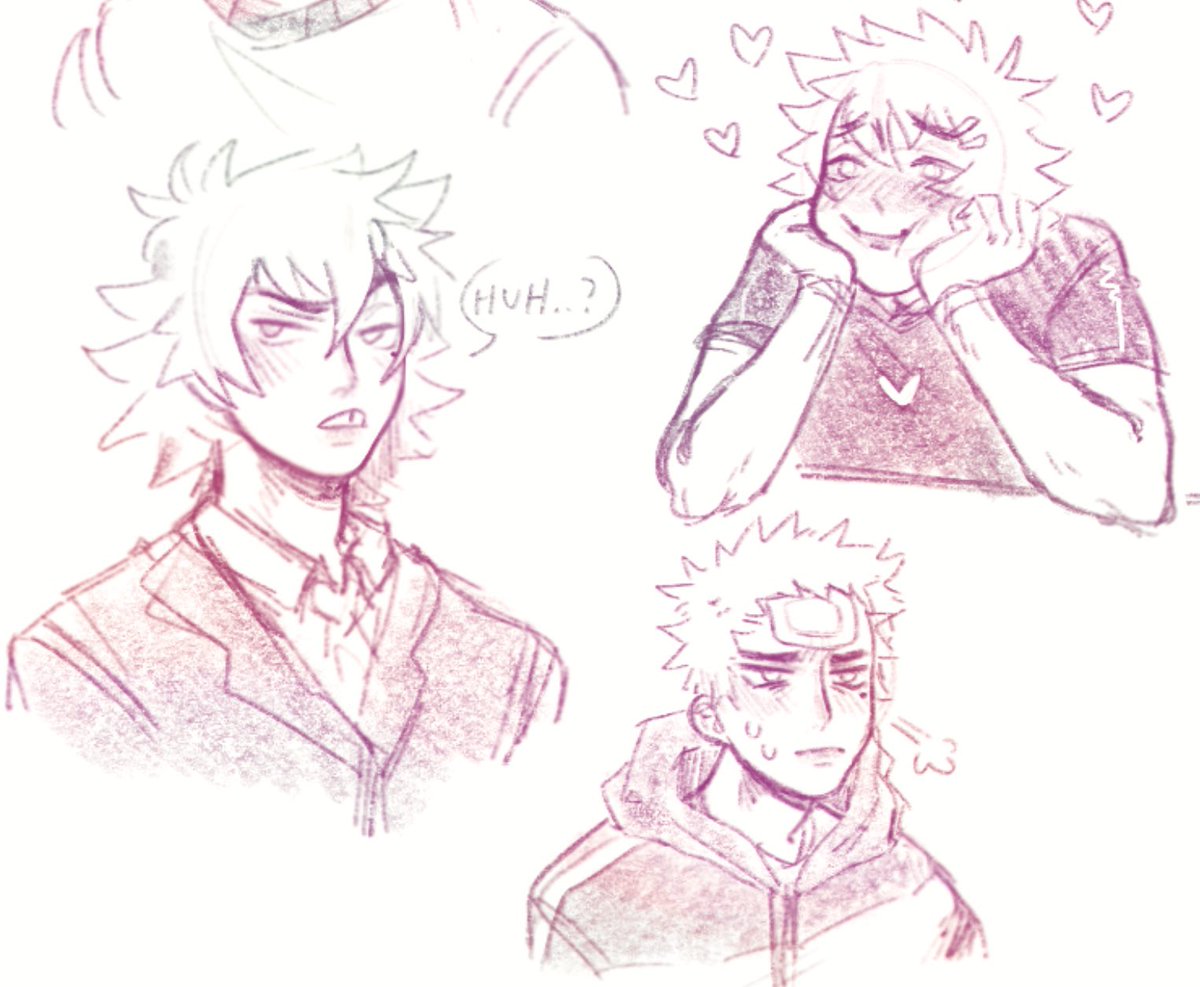 SOME TERU EXPRESSION DOODLES FROM LAST NIGHT!! boy has tooth gap, canines, AND a mole under his left eye yupyup??
[#mobpsycho100 #mp100 #terukihanazawa #art] 