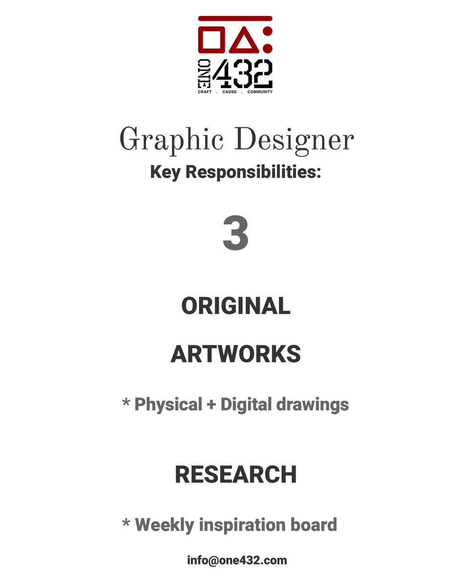 AmmarBelal's tweet photo. We’re looking to build a dynamic creative content team that helps visualize our journey for a digital audience. 
Portfolio + Resume to info@one432.com @One432shoes @SarahBelal_ @UmarBelal4 @sabasaba_24 @RashidRanaRR https://t.co/fWFbU20GjJ