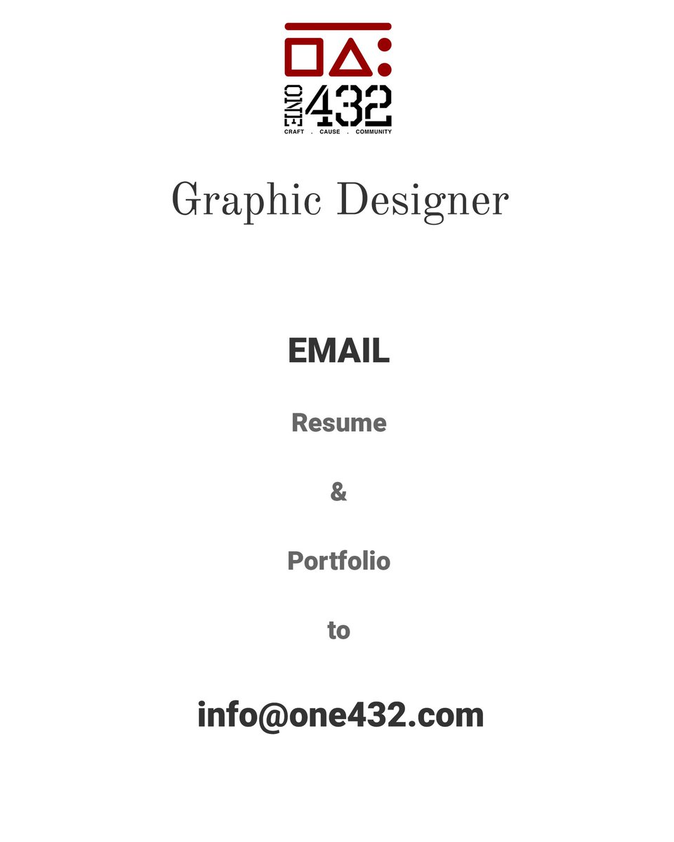 We’re looking to build a dynamic creative content team that helps visualize our journey for a digital audience. 
Portfolio + Resume to info@one432.com <a href="/One432shoes/">ONE432</a> <a href="/SarahBelal_/">Sarah Belal</a> <a href="/UmarBelal4/">Umar Belal</a> <a href="/sabasaba_24/">Saba</a> <a href="/RashidRanaRR/">Rashid Rana</a>