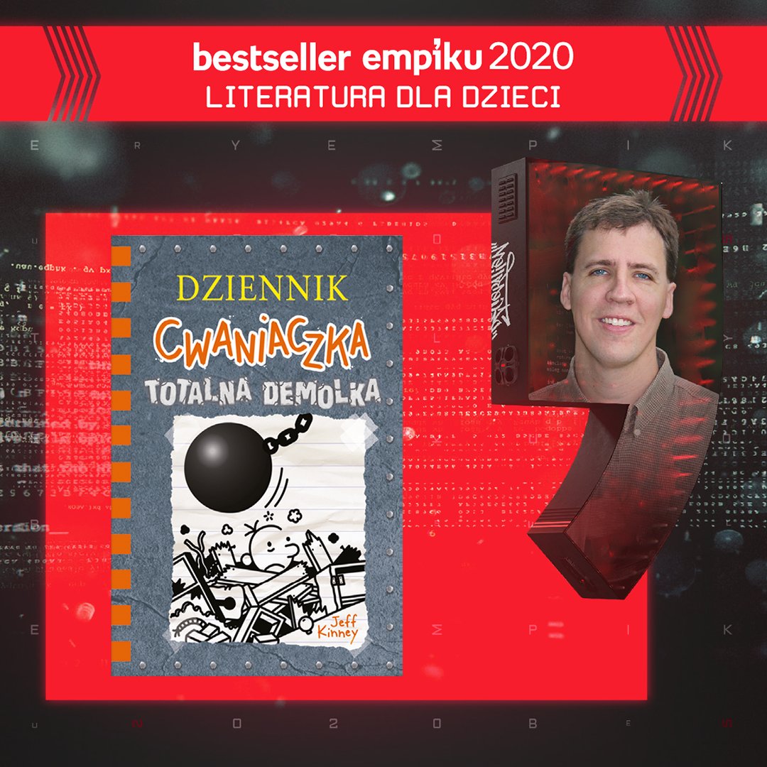 'Totalna demolka. Dziennik cwaniaczka.' #JeffKiney z nagrodą #BestsellerEmpiku2020 w kategorii #KsiążkaDziecięca! Najlepszy komentarz? Słowa autora 'That's so cool!'. 😁