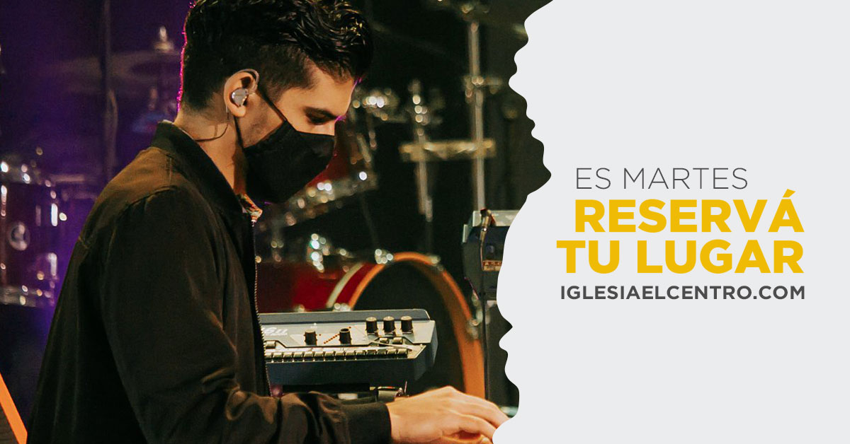 ¡Nos alistamos para una noche de palabra y adoración y tenemos lugar para vos! Reservá ahora mismo tu espacio en nuestra página web iglesiaelcentro.com