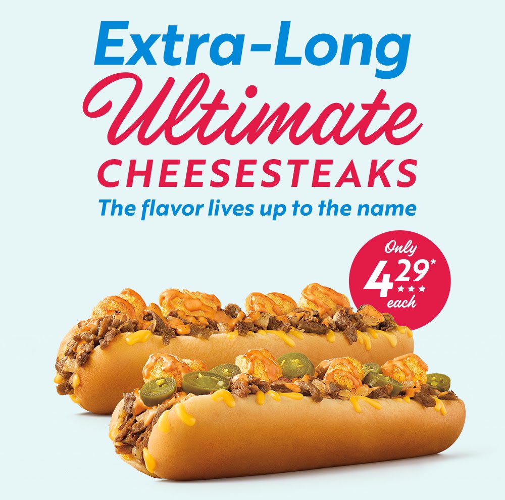 Have you tried our Ultimate Cheesesteaks yet? 

The perfect meal to cut through this cold weather 🥶 

#amarillo #coldweather #sonic