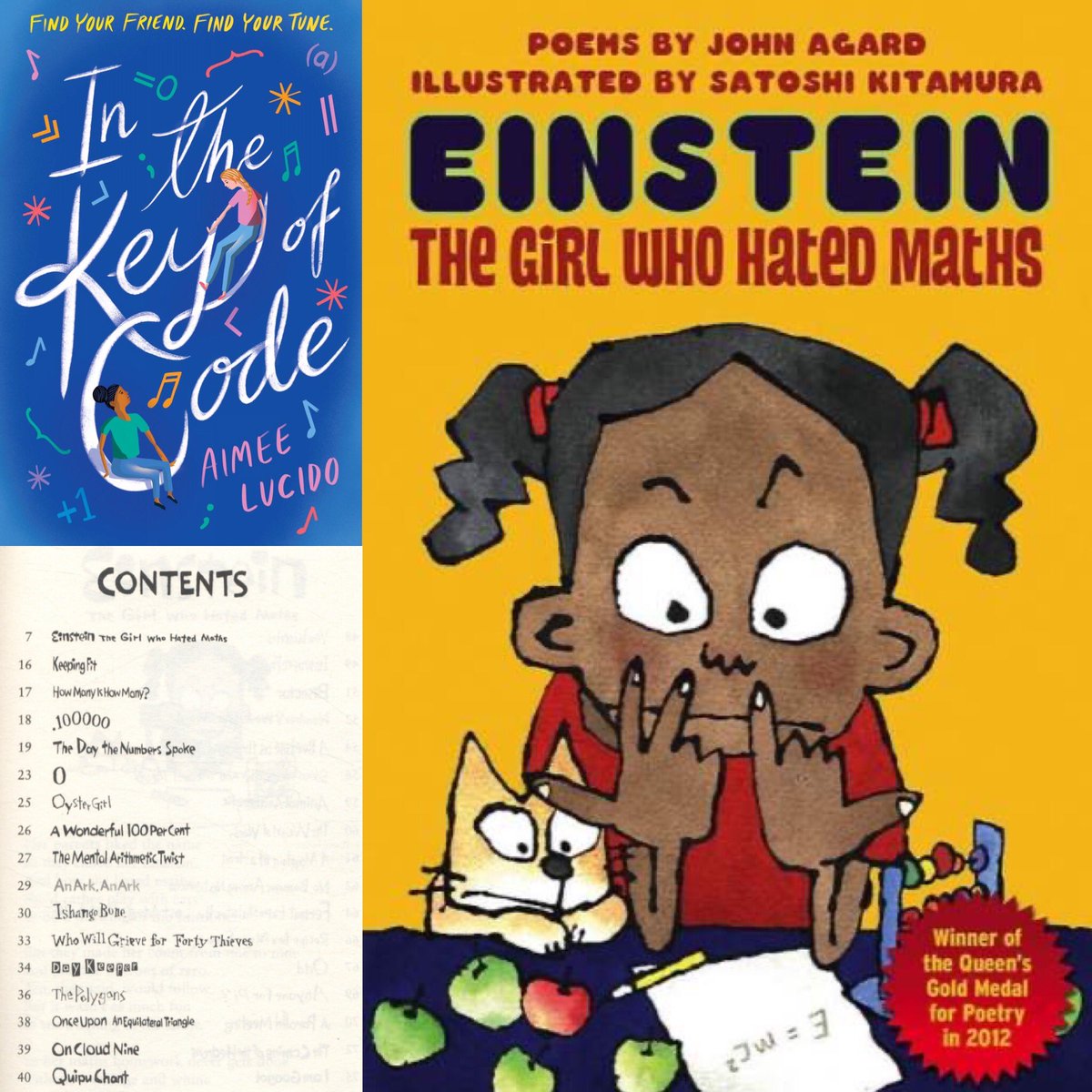 Cheating slightly here, but there’s a range of other texts which explore Mathematical concepts / areas and do it really well (also some fiction - In the Key of Code; Poetry - Einstein the Girl who hated Maths) #OURfPBookBlether