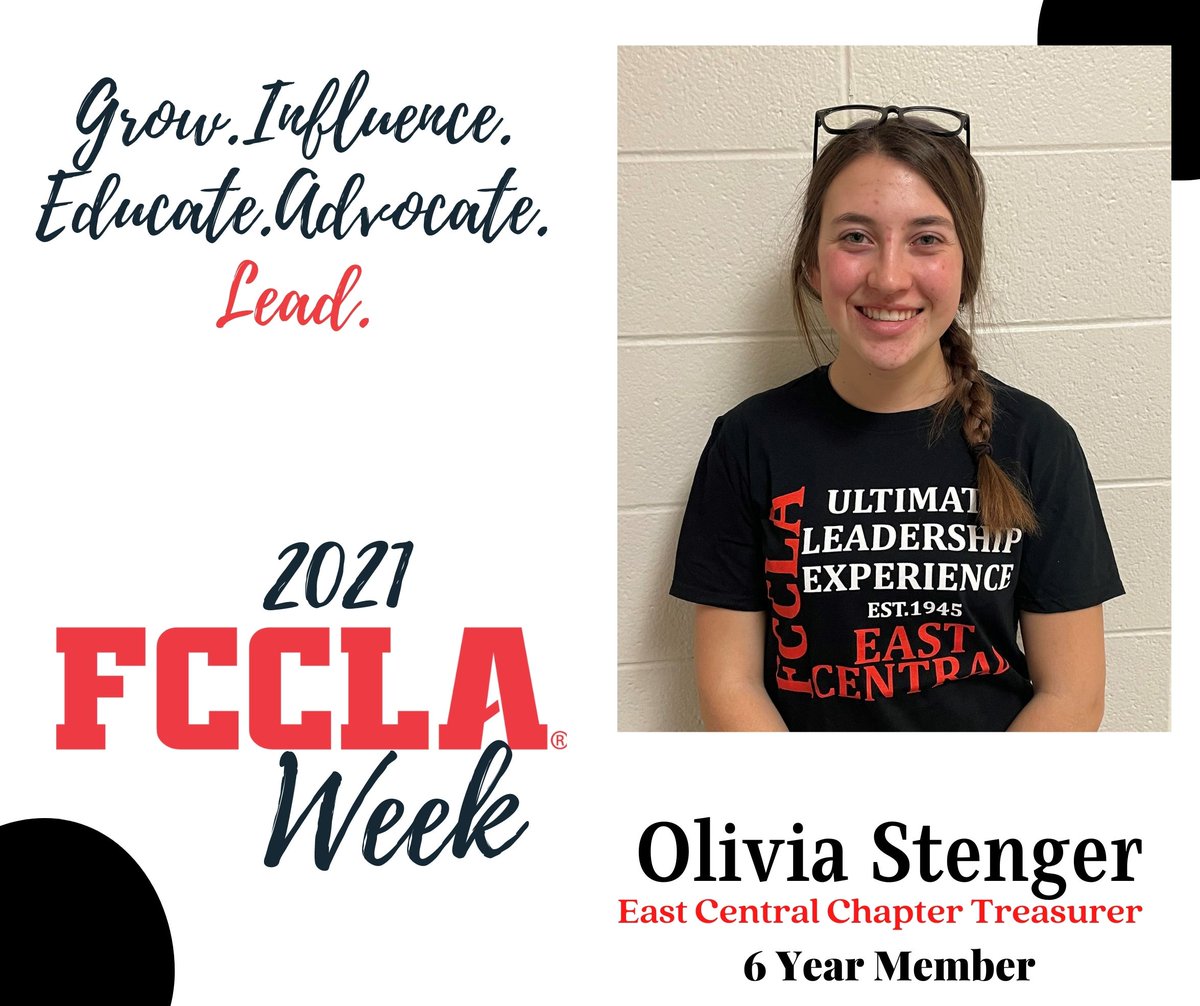 EC_FCCLA's tweet photo. Happy FCCLA Week! Thank you to all of the FCCLA Officer Team for your leadership and hard work!
@EastCentralHS @S_DCSC @indianafccla1 @NationalFCCLA #FCCLAWEEK #INFLUENCEBEYONDMEASURE https://t.co/gQB0fxVdjT
