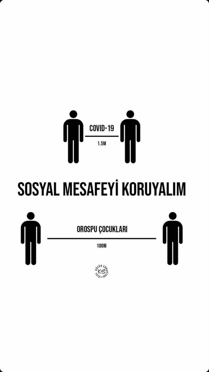 Sosyal mesafe şart