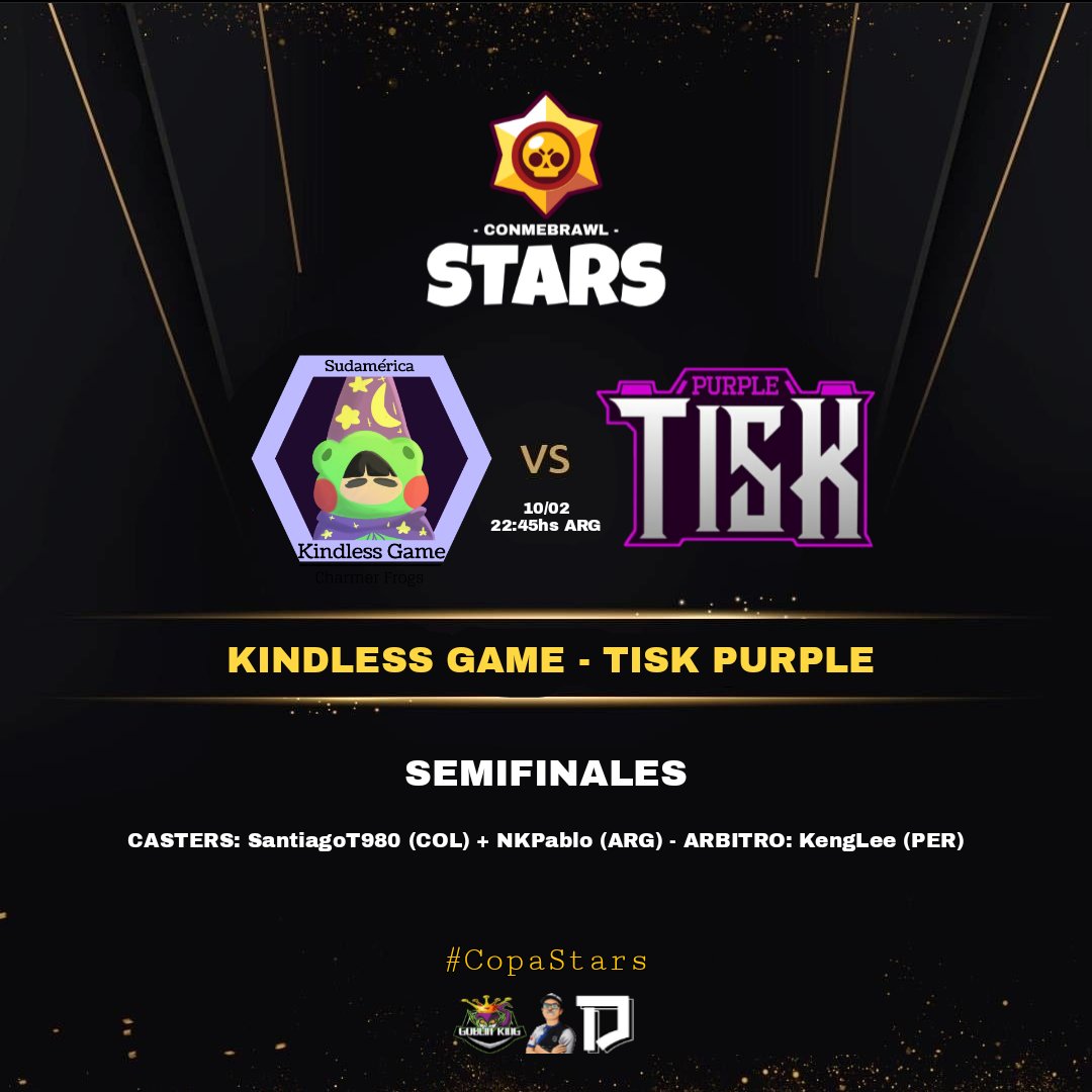 🥁¡Traigan bombos que manos sobran!
🐸🎮🌌 Las #RanasEncantadoras <a href="/KindlessGame/">KG de Vacaciones💫</a> quieren hechizar al equipo #Púrpura <a href="/TiSKPurpleBS/">TiSK Purple ( Desde🏡)</a> pero quizá ellos terminan alucinando...
📹 Por el canal de @SantiagoT980 junto a <a href="/NKPablo1/">Pablo 🦎</a>, mañana, luego del 1er partido de semis
#SéUnaEstrella 🌠