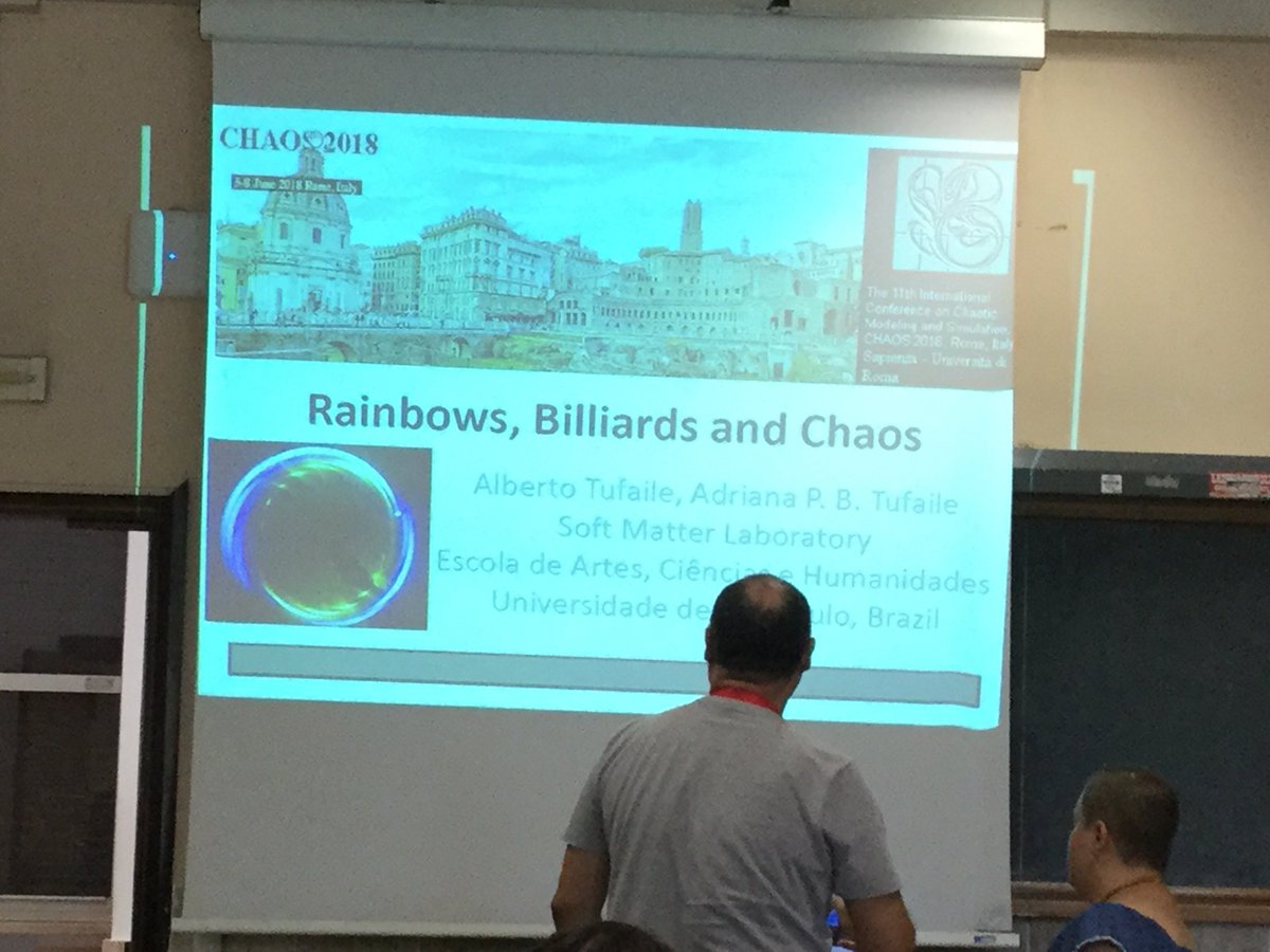 Presenting this subject in Rome, Conference of CHAOS 2018.