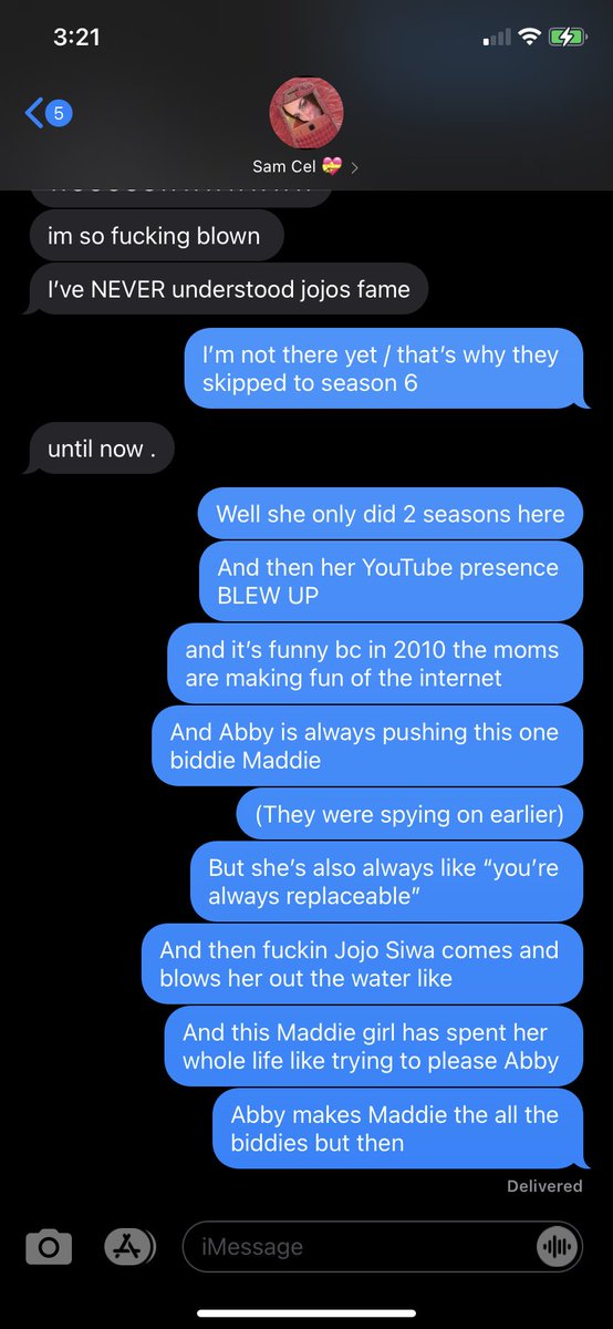colgatehippie's tweet photo. @mileywutzgood not responding to *me* when I need to talk about #dancemoms https://t.co/zfdmemU4KO