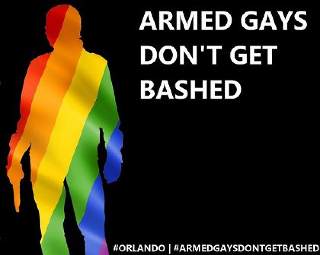 Armed gays don't get bashed.