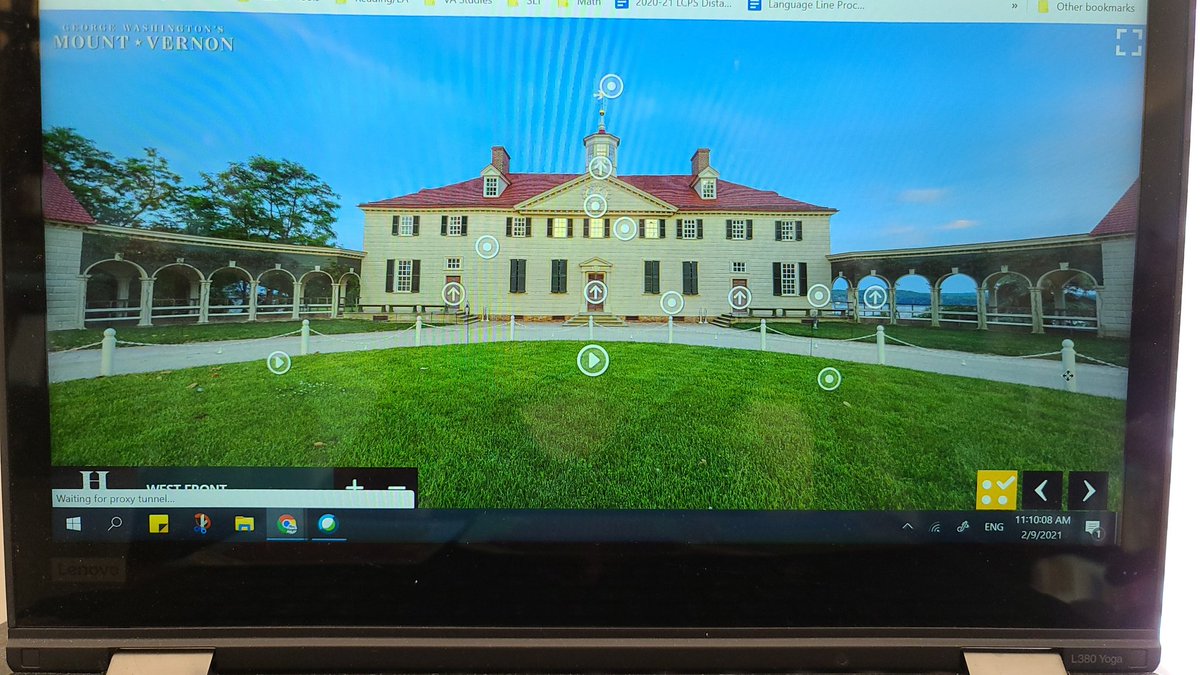 A wonderful virtual field trip to @MountVernon with @Mcurtis4th to start our New Nation unit.  @Leesburg_ES #lcps21