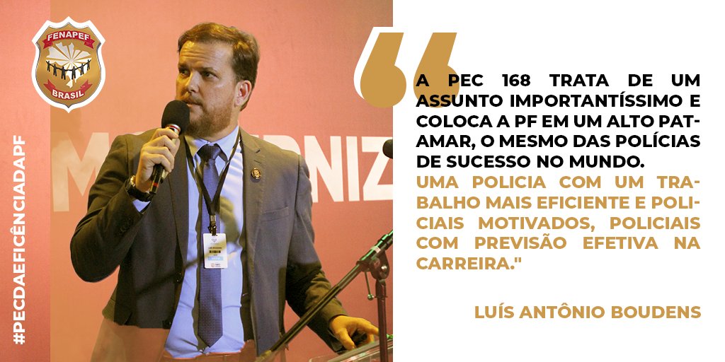 FENAPEF's tweet photo. A #Fenapef se preocupa com a carreira policial federal como um todo e acredita na #PEC168, #PECdaEficiênciadaPF, porque além de trazer modernização para a #SegurançaPública, a proposta traz inúmeros benefícios à sociedade e aos servidores da #PF. https://t.co/wM5wUUlUJn