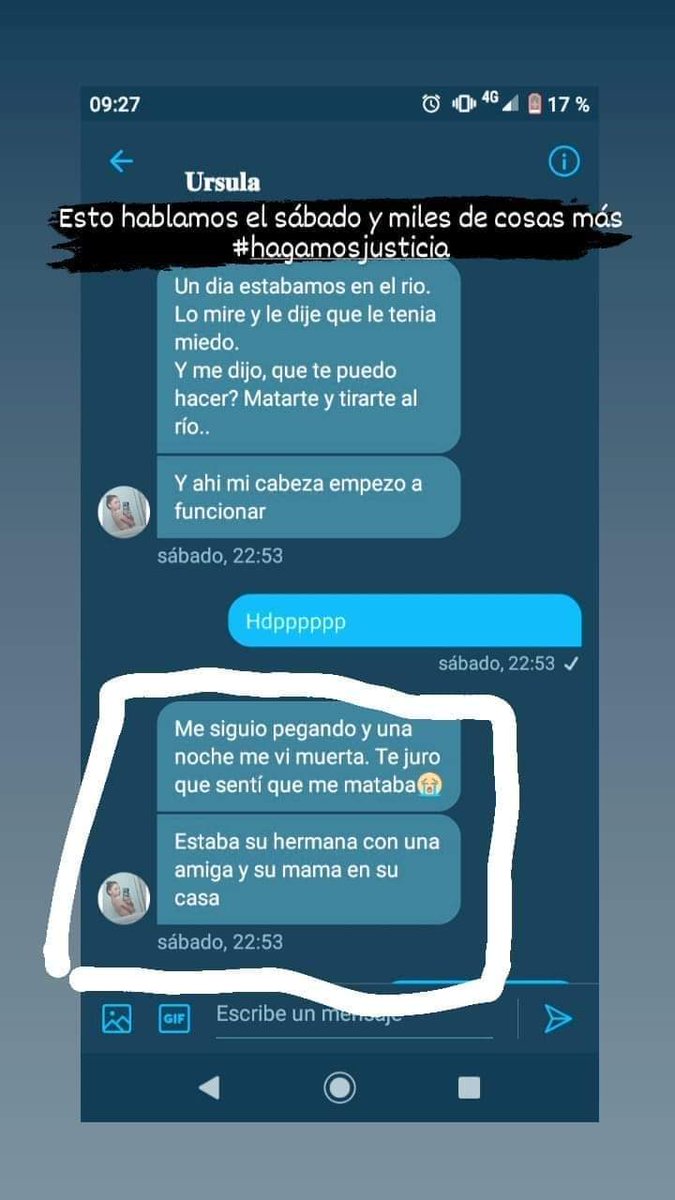 __iariii__'s tweet photo. "Si me matan ya sabes quién fue, mostra todo"
Ustedes imaginense la desesperación de saber que vas a ser asesinada. Que pediste a gritos ayuda y la yuta de mierda no hizo nada. 
Solo me causa impotencia.
#NiUnaMas #JusticiaporUrsula https://t.co/FG5d3gxhZQ