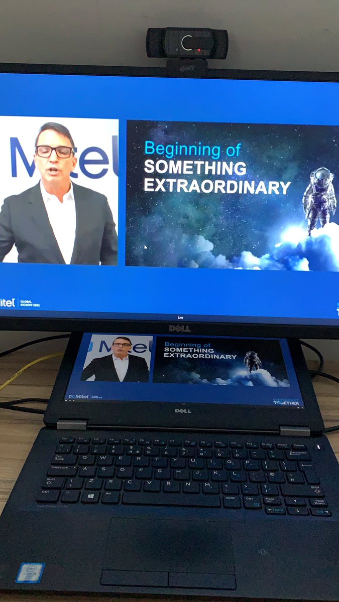 alison1brewer's tweet photo. The last keynote session on day2 of #MitelGKO2021. @ScottP_Mitel -winning together @mitel ##StrongerTogether #Swagger https://t.co/5lVf5r0H55