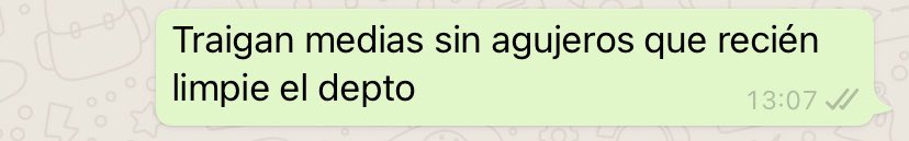 Esto está bien. Pero ustedes no están listos para esta conversación porque no viven solos