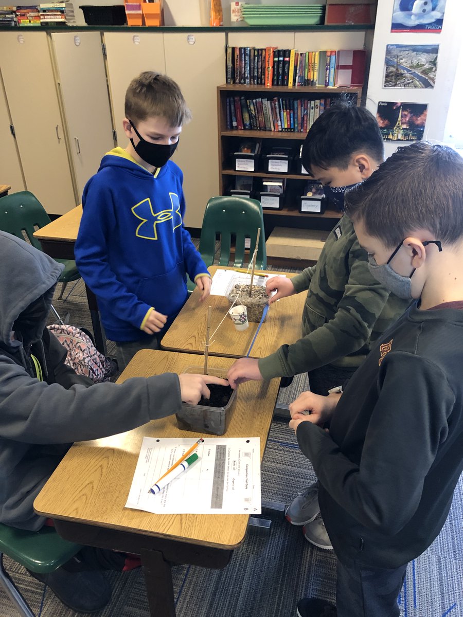 Back in-person means playing in the dirt!.....science experiment time