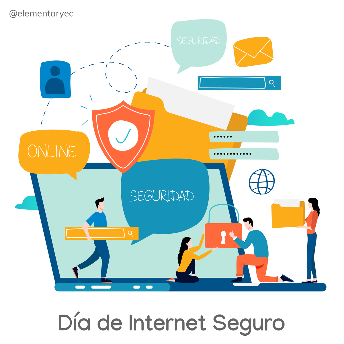 elementaryec1's tweet photo. En el Día Internacional de Internet Seguro recordamos la importancia de un uso responsable, respetuoso y crítico de la tecnología.
Hagamos de internet un entorno propicio para el desarrollo de las capacidades digitales de toda la población.
#DiadeInternetSegura #SID2021 https://t.co/F0cXbkKL5O